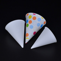 Gobelets en papier coniques économiques 3.7/4.5/6oz, 30k+ personnalisables avec votre marque, expédition rapide, stock disponible