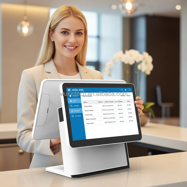 Factory Price Full Set Point of Sale Touch Screen All in One TPV Pos System 156inch White Windows Android POS Tablet Pos Machine
