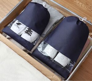 Bolsa Reutilizable con Cordón, No Tejida, Resistente a la Humedad, Ecológica, para Compras, Empaque de Zapatos y Calcetines, en Oferta - Product Image 6