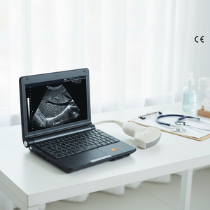 Appareils d'échographie médicale pour usage clinique, scanner ultrasonore noir et blanc <span class=keywords><strong>portable</strong></span> avec sonde convexe - Product Image 1