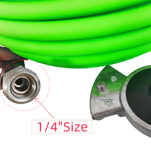 Manguera de Aire de PVC de 3/8 Pulgadas por 50 Pies, 300 PSI, Resistente, Ligera y Antitorsión, con Conector Rápido Industrial de 1/4 de Pulgada - Product Image 6