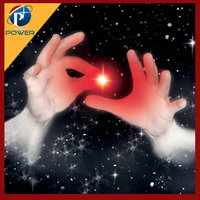 Paires de lumières magiques professionnelles de scène, 1 paire, pour pouces, doigts, avec pointes lumineuses, lumières vives, accessoire de magie, jouet pour magicien