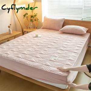 Protector de Colchón Acolchado Grueso y Suave, Funda <span class=keywords><strong>Impermeable</strong></span> y Transpirable con Bolsillo Profundo para Cama, para Hogar y Hotel - Product Image 2