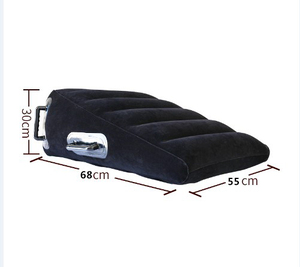 Coussin de <span class=keywords><strong>matelas</strong></span> érotique, canapé auxiliaire, coussin <span class=keywords><strong>gonflable</strong></span> en forme de triangle pour position d'amour, oreiller sexuel en peluche pour un positionnement ergonomique - Product Image 6