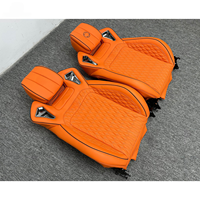 Sièges de course en cuir 2 pièces style B, imperméables, orange, pour Mercedes-Benz Classe G W464 G500 AMG G63 G550 2019-2024