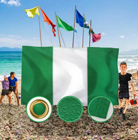 Drapeau nigérian 3x5 de qualité supérieure, double face, avec ourlet à 4 points de couture, robuste, en tissu 210D, indispensable pour l'assurance automobile et l'extérieur