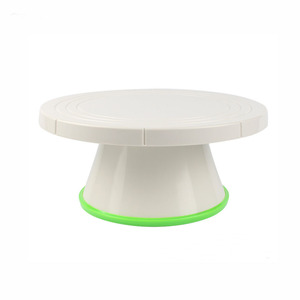 Di alta Qualità di Plastica Della Torta Del Fondente Che <span class=keywords><strong>Decora</strong></span> Giradischi Antiscivolo Base di Vassoio di Cottura Girevole Stand - Product Image 1