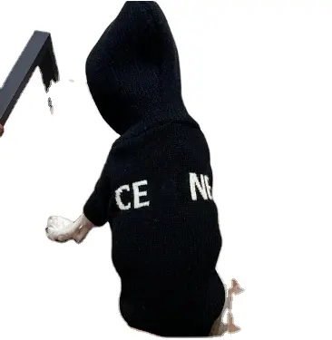 有名な高級デザイナーブランドの犬のセーターウールカーディガン犬ペット人気の服