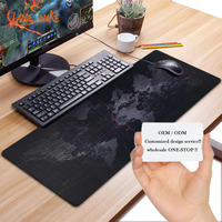 Grand tapis de clavier tapis de souris de jeu XXL tapis de souris noir pour CS