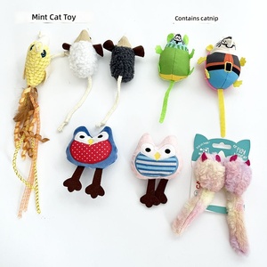 Juguete de Peluche con <span class=keywords><strong>Catnip</strong></span> para Gatos, 60 Diseños, para Gatitos, para Masticar, para Jugar Solo, para Aliviar el Aburrimiento, Variedad de Animales - Product Image 4