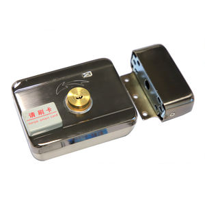 Cerradura inteligente, cerradura de borde eléctrica LED de 12-18V CC con lector de tarjetas, sistema de acceso de Control de cerradura de puerta inteligente - Product Image 2