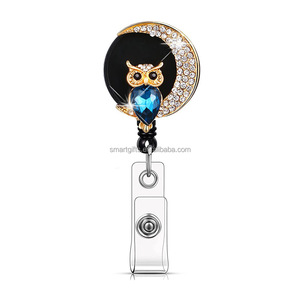 Porte-Badge diamant rétractable 100 pièces, mignon porte-carte d'identité à Clip, porte-Badge pour infirmière médecin étudiant et travail - Product Image 5