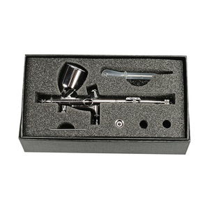 Aerógrafo de Doble Acción HD181 de 0.2-0.3 mm con Alimentación por Gravedad, Velocidad Ajustable, Herramienta para Arte, Maquillaje y Modelismo - Product Image 4
