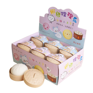 Juguete Sensorial Antiestrés CS Glitter Dumpling Squishies: Caja Misteriosa de Dumplings Baozi Coloridos, Juguetes Blandos de Comida para Apretar - Product Image 5