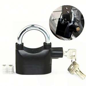 SY143 Security Anti-Theft Waterproof Motor Bicycle <b>Lock</b> Siren Safety Padlock Door <b>Pad</b> <b>Lock</b> - Product Image 3