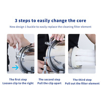 Système de filtration d'eau pour toute la maison WOSFER en acier inoxydable avec membrane UF en PVDF, système de filtration par ultrafiltration, traitement de l'eau potable