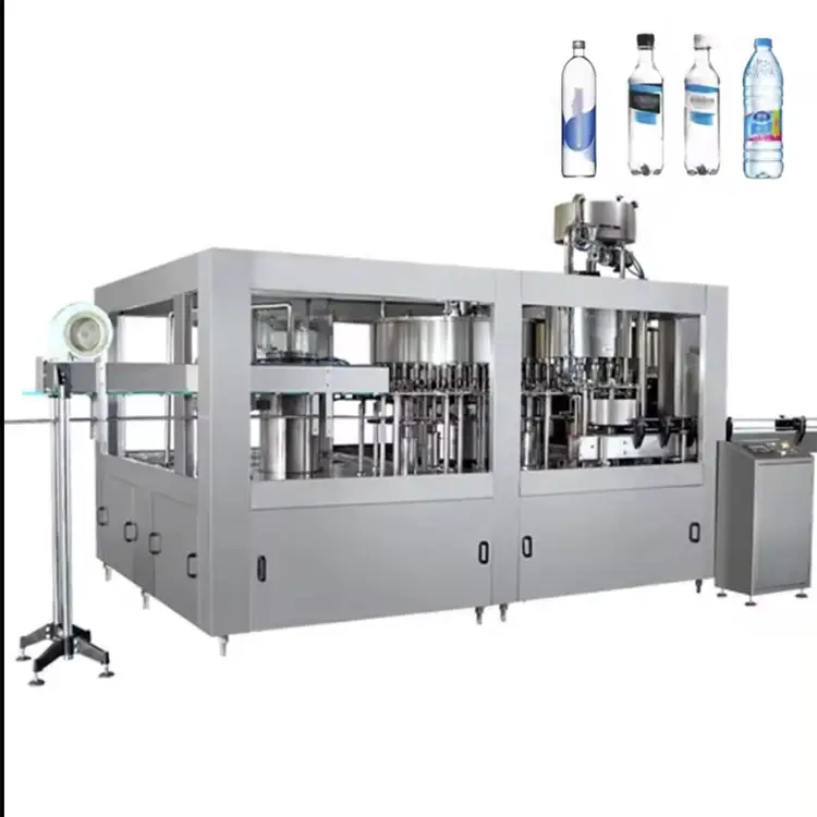 3 in 1 glass bottle water filling machine bottling line multifunction new design 2024 practical juice filling
