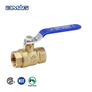 วาล์วบอลทองเหลืองไร้สารตะกั่ว ขนาด 1/2"-4" แบบเต็มพอร์ต 600WOG เกลียวใน ได้รับการรับรองมาตรฐาน NSF CSA รุ่น NPT DZR CW511L พร้อมโอริง 2 ชิ้น สำหรับใช้งานกับน้ำ - Product Image 5