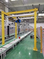 Moteur de palan électrique à chaîne autonome pour grue, avec boîte de vitesses, conçu pour les petites et moyennes stations de travail, facile à utiliser, haute efficacité