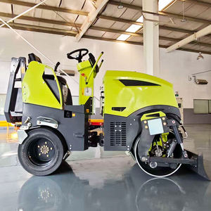 Lame de bulldozer SDBM, roue à pneu en caoutchouc de 2 tonnes, rouleau compresseur à vibration à tambour unique - Product Image 6