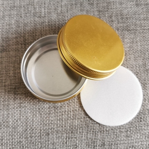 Pot en Aluminium doré de 1oz, 30ml, 1oz, petits boîtes rondes en étain et métal, haute qualité, livraison gratuite - Product Image 4