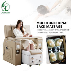 Jincheng Nagelstudio-Ausstattung Rohrloses Fußpflege-Manikürestuhl Luxuriöser Elektrisch Verstellbarer <span class=keywords><strong>Massage</strong></span>-Pedikürestuhl Ohne Wasseranschluss - Product Image 3