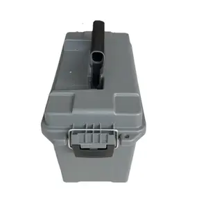 China Plastic Hard 50rd Custom Printed 50 Cal Plastic 50 Cal Ammo Boxes Cans Orange Small With Plastic Box Inside Urn