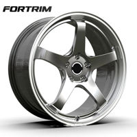 Jantes en alliage à rayons profonds et concaves FORTRIM 5X112 5X120 16 17 18 19 pouces pour les modèles Mercedes-Benz BMW F10 et Audi A3 A6