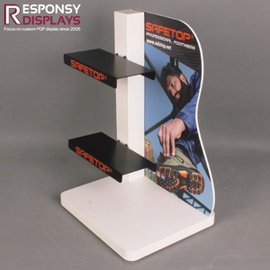 Chaussons personnalisés en bois avec crochet en métal Tongs support de pantoufles - Product Image 3