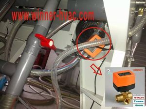 Winvall AC220V 110V 24V Thiết bị truyền động điện bóng van BSP 3 cách van mát/nhiệt kết hợp nước cơ giới nổi on/off loại van - Product Image 6