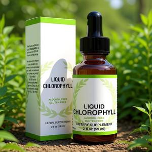 Gouttes de chlorophylle liquide sans alcool, sans gluten, pour booster l'énergie des adultes et la détoxification quotidienne, 60 ml - Product Image 5