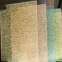 Plaques en acrylique transparentes de 8 mm à 50 mm, bleu, jaune, vert, rouge, Plexiglas, panneau acrylique