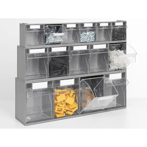 Fami Visual Box 602x190x1500mm estante de almacenamiento de piezas pequeñas con 55 cajones - Product Image 2