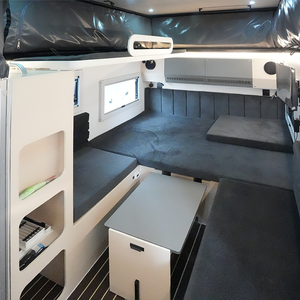 Kleiner Fiberglas Erweiterbarer Maßgefertigter Anhänger Dreifach-Etagenbett Australischer Camper Wohnmobil Hybrid-Wohnwagen Quad Australien mit Toilette - Product Image 4