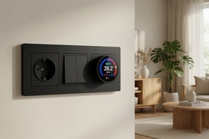AC507 LED Mirror Touch Switch Modern Flexible Weekly Programmable <strong>Smart</strong> Room Thermostat for Floor <strong>Heating</strong> with WIFI <strong>Control</strong> - Product Image 6