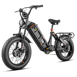 จักรยานไฟฟ้า Juliet 3 Eahora Custom Motor Power 95N-m*2 รุ่น Ebike 48V 60Ah แบตเตอรี่ไฮบริด สำหรับขี่บนภูเขา ทางลูกรัง บรรทุกของได้ สำหรับผู้ใหญ่ ขนาด 20 นิ้ว - Product Image 1