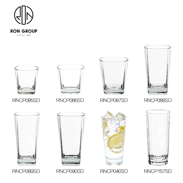 卸売レストラン550mlアクリルガラス製品カスタムPCウイスキーワイン水ガラスセットクリスタルドリンクグラス再利用可能なプラスチックカップ