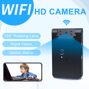 HD Mini Wi-Fi wd7 máy ảnh tầm nhìn ban đêm góc rộng CMOS thẻ SD ghi video di động báo động IP Mạng xoay An Ninh Gia Đình - Product Image 3