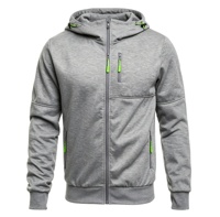 Sweat-shirt pour homme, sport, fitness, décontracté, streetwear, sweat-shirt à fermeture éclair, à capuche, multi-poches, printemps, automne