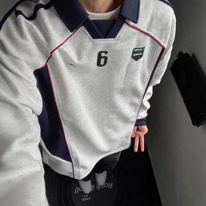 American High-End Cleanfit Racing Jacket para hombre XL para <span class=keywords><strong>Polo</strong></span> Sudadera Digital Color Block Raglan Sleeve Winter - Product Image 1