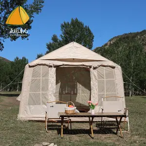 Yatuzhuofan Hot Sale Opblaasbare Kampeertent Draagbare Buitenluchtbuis Bell-Tent Snel Instellen Buiten Opblaasbare Kampeertent