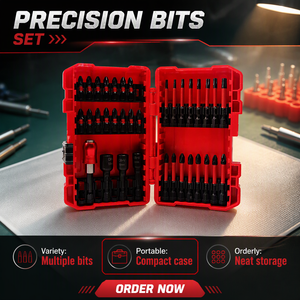 Industrielles 1/2-Zoll-Steckschlüssel-Bit-Set <span class=keywords><strong>Phillips</strong></span> Pozidriv Torx Schwarzoxid Präzisionsbits Kompaktes Gehäuse Autoreparatur - Product Image 1
