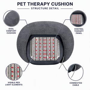 Tapis de thérapie physique PEMF à lumière rouge ZT, matelas chauffant infrarouge en améthyste, tapis de thérapie PEMF pour animaux de compagnie pour soulager la douleur - Product Image 5