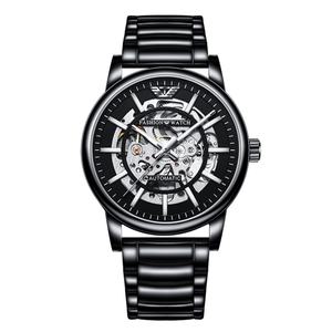 Reloj Mecánico de Pulsera para Hombre, Totalmente Automático, con Logotipo Personalizado, Diseño Hueco, Luminoso e Impermeable, Gran Venta - Product Image 1