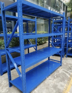 Industrial Medium Duty Steel Shelving 4-Layer Rack Corrosion Protection Powder Coating Snap-In Installation 1200mm Height - Product Image 3