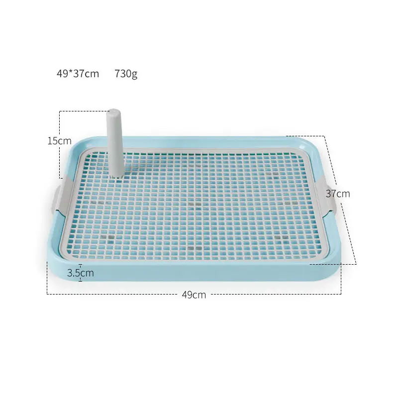 Xianchanpets Indoor Dog Toilet Training Spray Easy Clean Net Shape Durable Pet Dog Toilet Tray With Stick