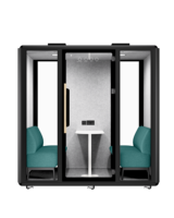 Vente en gros de grandes cabines acoustiques modulaires insonorisées pour plusieurs personnes intérieur extérieur cabines de réunion nacelles de bureau acoustiques
