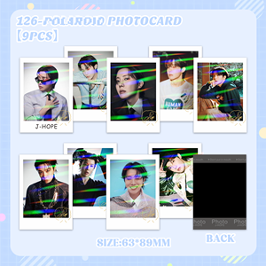 BT High-Definition Fotokarte mit SUGA JIMIN JIN V JHOPE RM Prominenten-Merchandise Albumkarte Grußkarte - Product Image 1