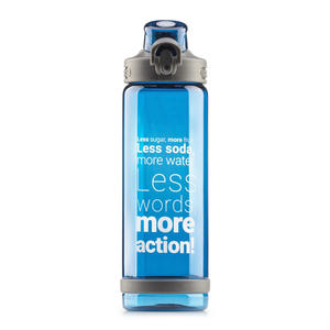 Nouveau Design 700ml Tritan Sport Bouteille D'eau Couvercle De Boire Direct Bouton De <span class=keywords><strong>Motivation</strong></span> Ouvert Alimentaire Acheteur Commercial Capacité 800ml - Product Image 1