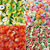 Bonbons Gélifiés pour la Vente en Gros, Formes Variées, Moelleux et Fruités, 1KG, Bonbons Gélifiés Halal, Sucreries et Confiseries